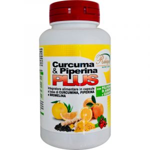 Curcuma Piperina Plus con Bromelina