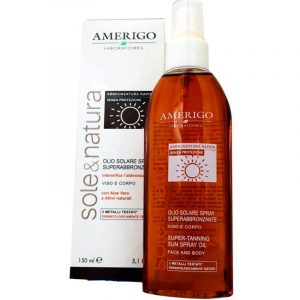 Olio Solare Spray Superabbronzante Amerigo