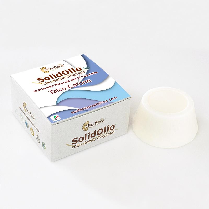 SolidOlio bio Muschio Bianco - Olio Solido Idratante - talcato