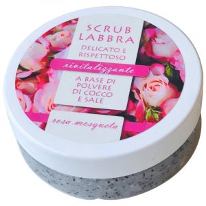 Scrub Labbra con olio di Rosa Mosqueta