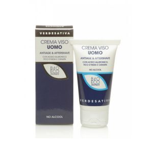 Crema Viso Uomo Antiage e Aftershave Verdesativa